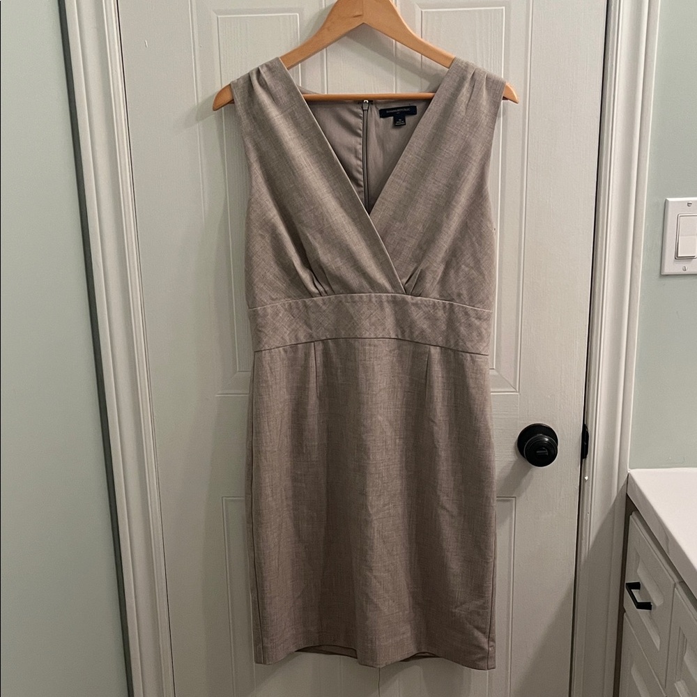 Banana Republic Taupe Midi Dress